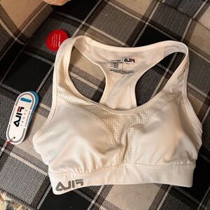 White Sports Bra